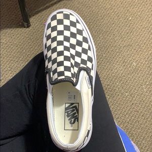 Checkboard Slip on Vans